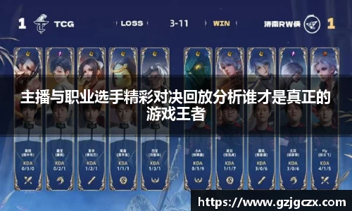 主播与职业选手精彩对决回放分析谁才是真正的游戏王者